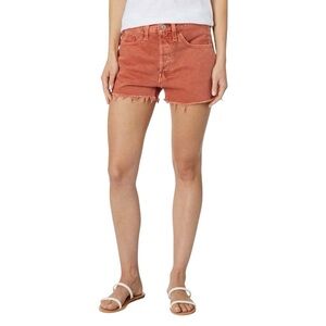 Levi's Women’s High-Rise Shorts Dispersed Dye Baked Clay Size 12